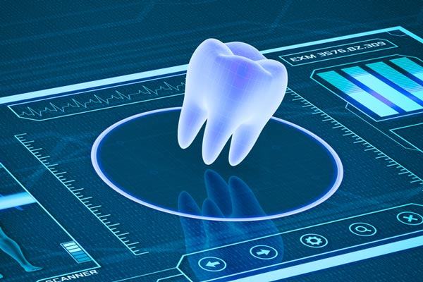 Futuristic image of a tooth